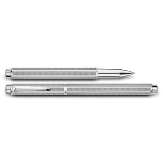 Caran d'Ache Silver-Plated Ecridor Chevron Rollerball Pen