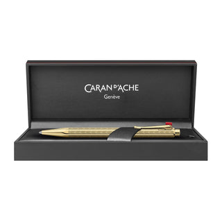 Caran d'Ache Gilded Ecridor Chevron Ballpoint Pen