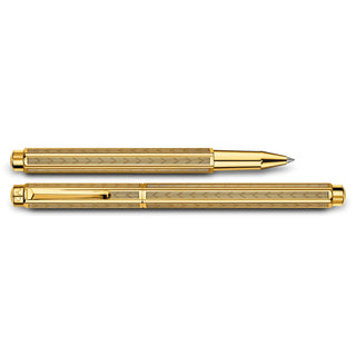 Caran d'Ache Gilded Ecridor Chevron Rollerball Pen